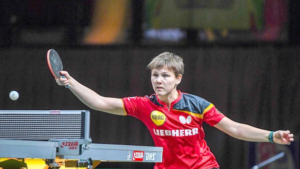Nina Mittelham und die deutsche Mannschaft sind Europameisterinnen im Tischtennis. Foto: Li Yahui/XinHua/dpa