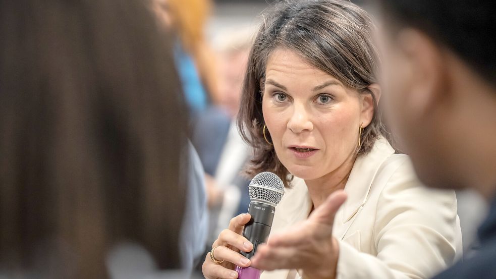 Außenministerin Baerbock erhält für ihre „Diktator“-Aussage über Chinas Präsident Xi scharfe Kritik aus China. Foto: dpa/Michael Kappeler