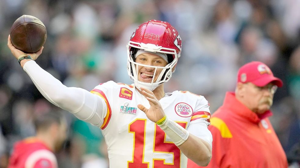 Patrick Mahomes war seit 2020 bereits der NFL-Profi mit dem größten Vertrag in der Geschichte der Liga. Foto: Ashley Landis/AP/dpa