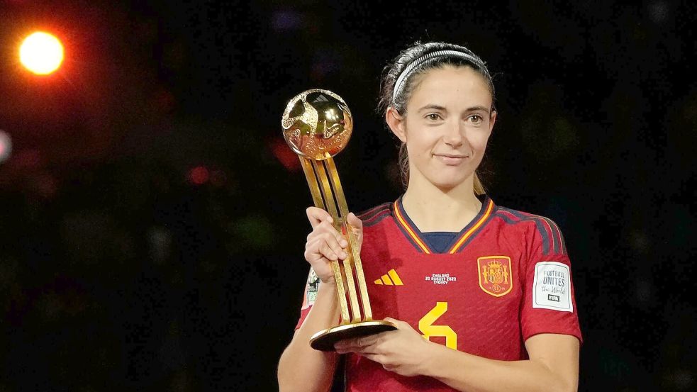 Die Spanierinnen um Aitana Bonmatí sind weiter im Streik. Foto: Rick Rycroft/AP/dpa