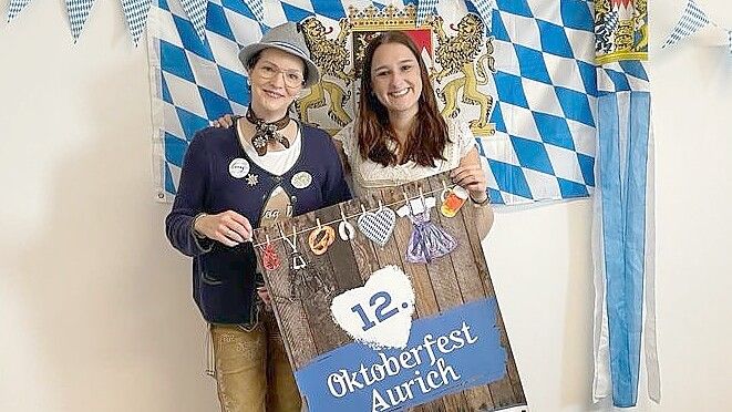 Conny Kleinschmidt und Vanessa Müller von Veranstalter Marema freuen sich auf die Gaudi. Foto: privat