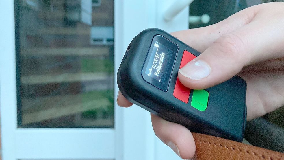 Nicht immer findet der neue Notfallknopf das GPS-Signal. Foto: Marian Bornemann