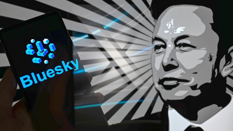 Kann „Bluesky“ die Marktdominanz von Elon Musks X brechen? Foto: IMAGO images/NurPhoto