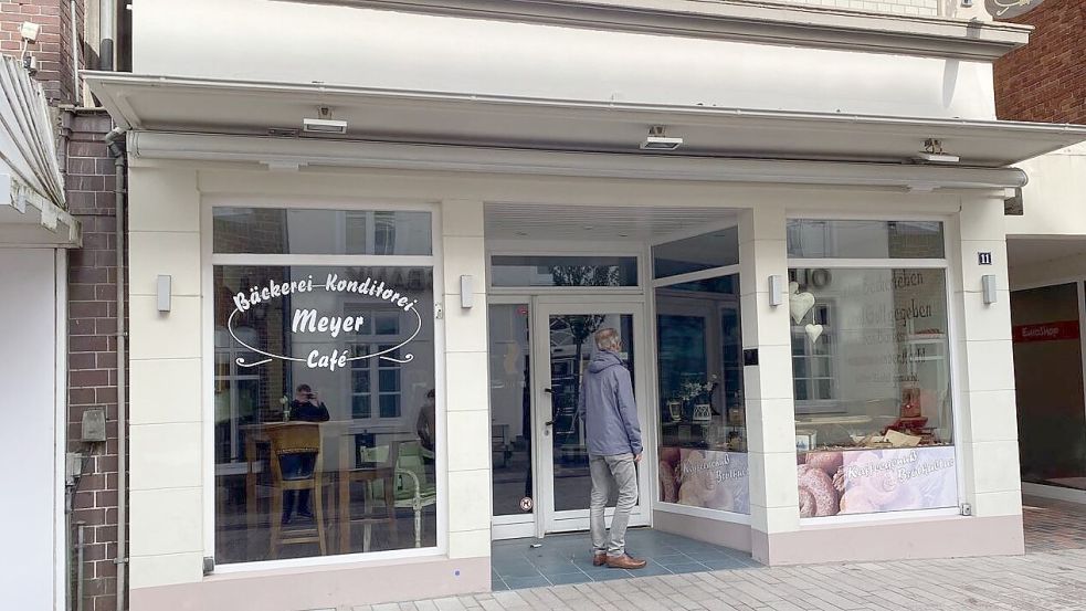Für immer geschlossen ist das Café Meyer in der Osterstraße. Foto: Lasse Paulsen