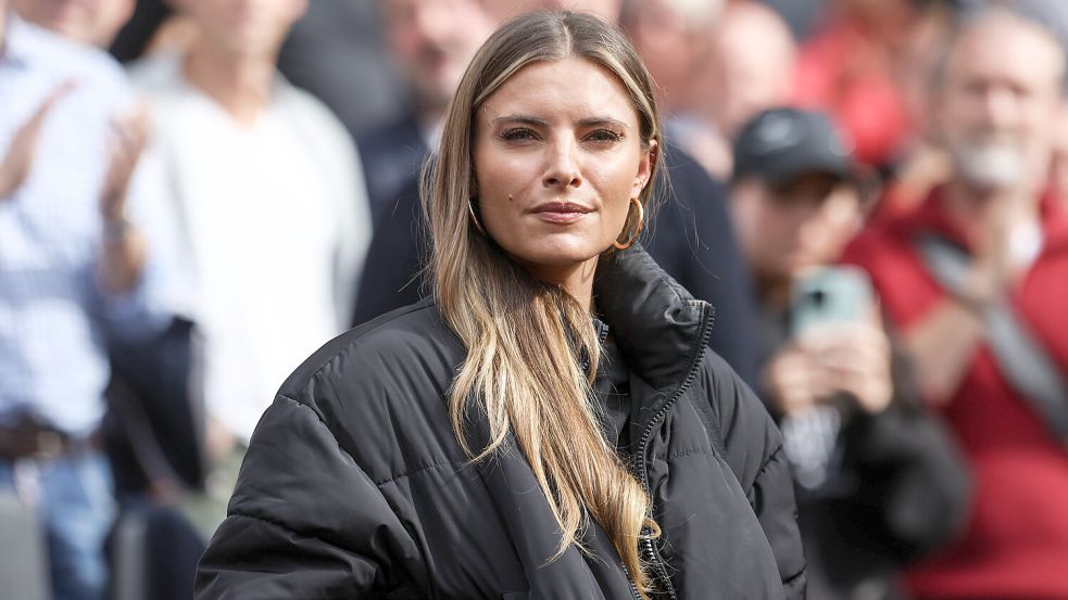 Sophia Thomalla bei einem Tennisturnier in Hamburg: Die Freundin von Alexander Zverev ist frustriert über die CDU. Foto: imago images/Torsten Helmke