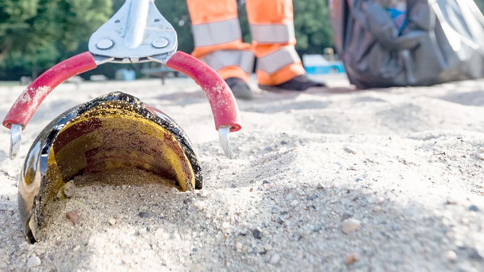 So könnte es im Sandkasten der Wallster Grundschule ausgesehen haben. Foto: Markus Scholz