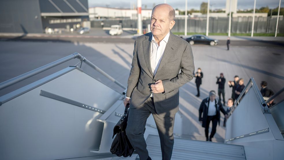 Bundeskanzler Olaf Scholz plant offenbar eine Reise nach Israel. Foto: dpa/Michael Kappeler