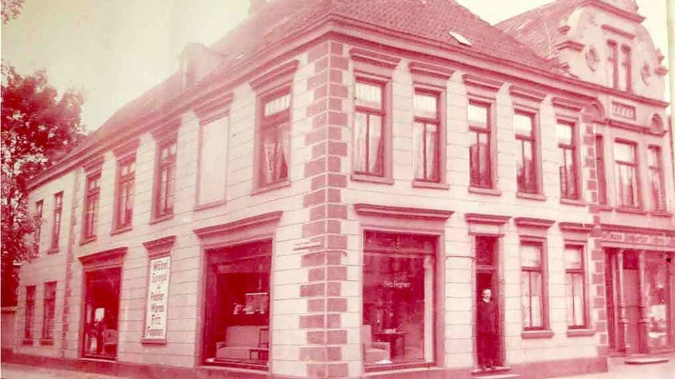 Diese historische Aufnahme zeigt die Fassade des Ursprungsgebäudes von Fangmann. Foto: privat
