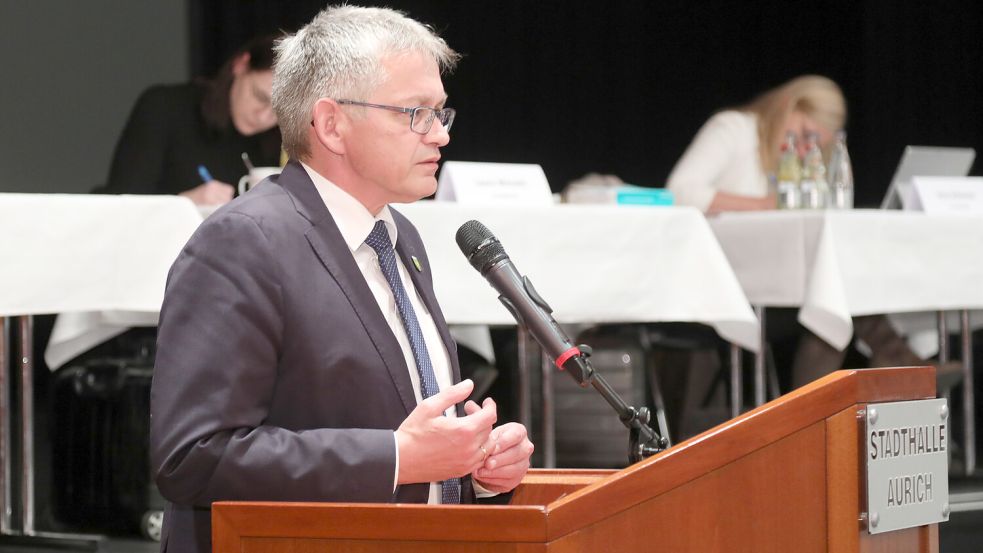 Landrat Olaf Meinen hatte sich jüngst öffentlich zum Umgang mit der Flüchtlingsthematik geäußert. Foto: Romuald Banik