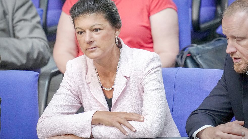 Sahra Wagenknecht sitzt für die Linke im Bundestag. Foto: dpa/Kay Nietfeld