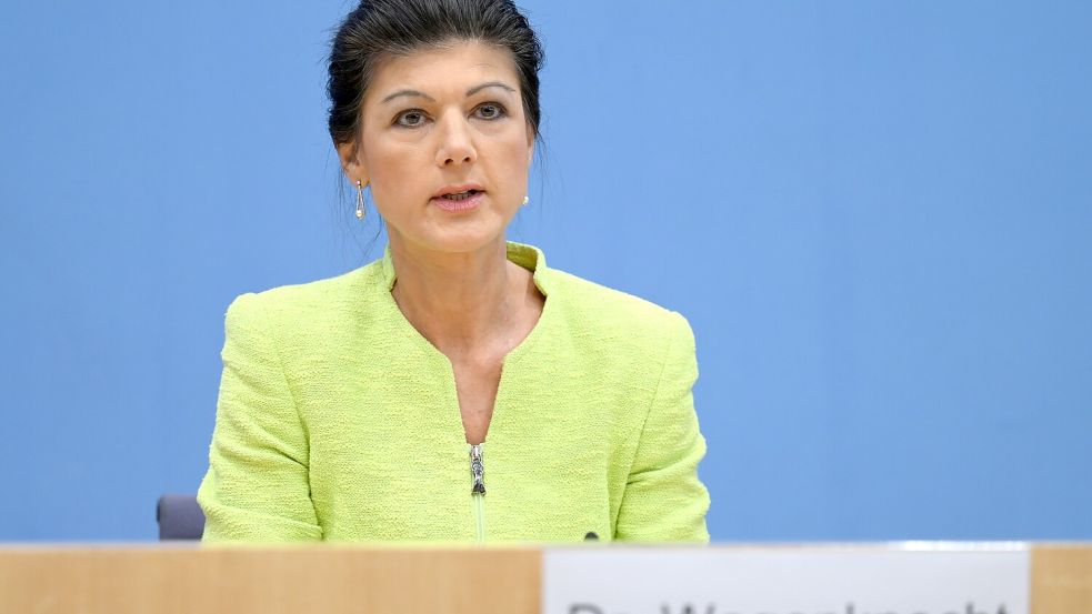 Die Linken-Politikerin Sahra Wagenknecht hat ein neues Bündnis gegründet Foto: dpa/Soeren Stache