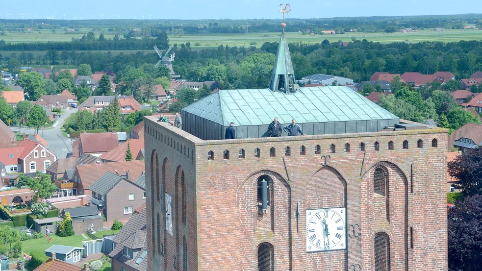 Für die zuletzt arg gebeutelte Kirchengemeinde Marienhafe geht es wieder aufwärts. Foto: Thomas Dirks