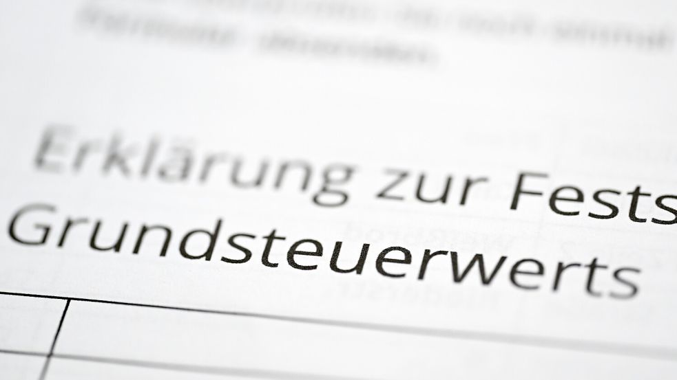 Im Herbst und Winter rangen viele Auricher mit ihrer Grundsteuererklärung. Foto: DPA