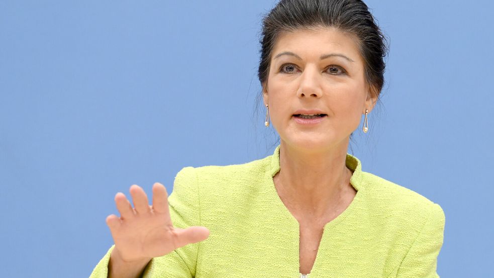 Am Montag hatte Sahra Wagenknecht die Gründung einer eigenen Partei verkündet. Foto: dpa/Soeren Stache