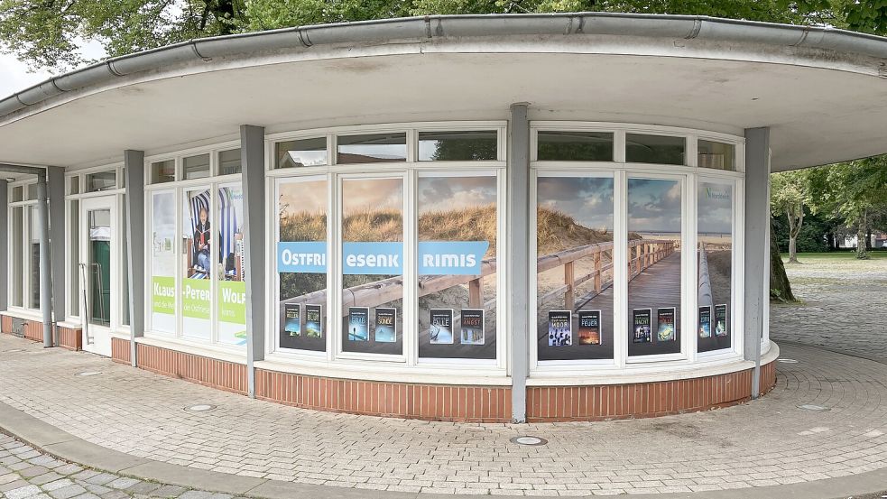 Erneut ein Tatort: der Ausstellungspavillon auf dem Norder Marktplatz. Foto: Rebecca Kresse