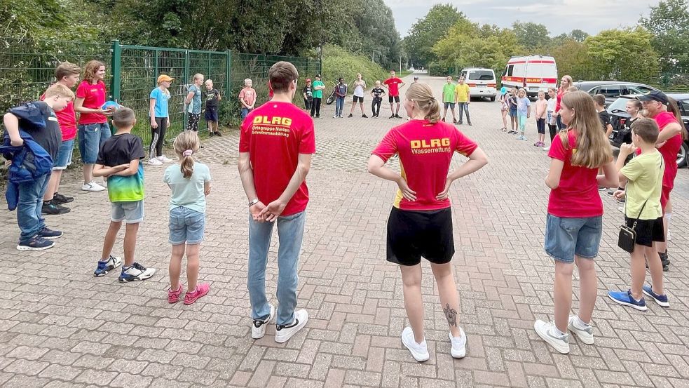 Besonderer Höhepunkt im Veranstaltungskalender: Unter der Regie von Dana Wunder konnte das Kinder-Sommerfest der DLRG Norden wiederbelebt werden. Foto: privat