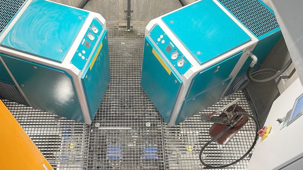 Die Pumpen im sanierten Pumpwerk Timmel sorgen wieder für einen reibungslosen Transport des Abwassers. Foto: privat