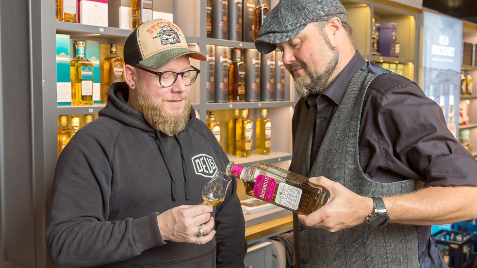Auf dem „Bottle Market“ in Bremen gibt es hunderte edle Destillate zu probieren. Foto: M3B/ OLIVER SAUL