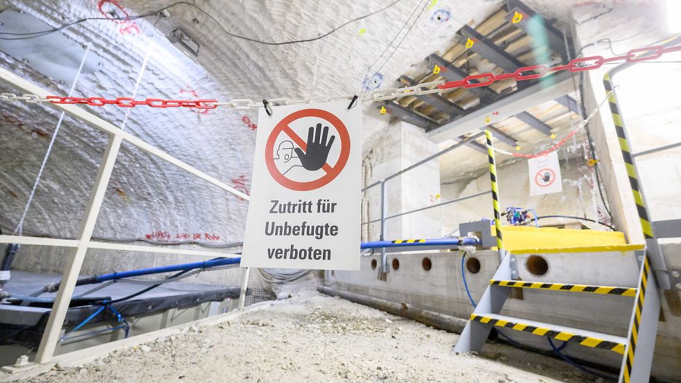 Im Atommülllager Asse im Landkreis Wolfenbüttel wurde die Endlagerung erprobt – was zu Problemen führte. Foto: DPA