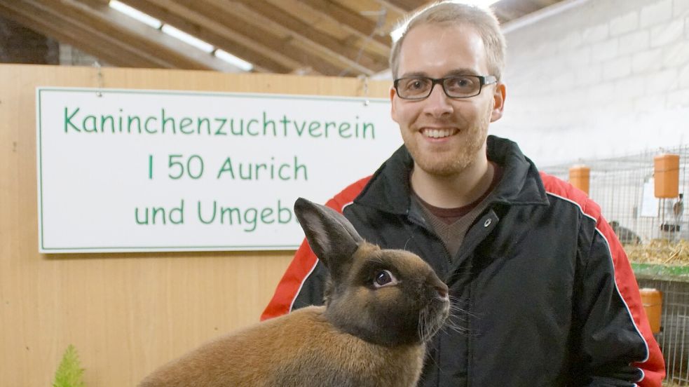 Ralf Adams mit einem seiner „Thüringer“. Foto: privat