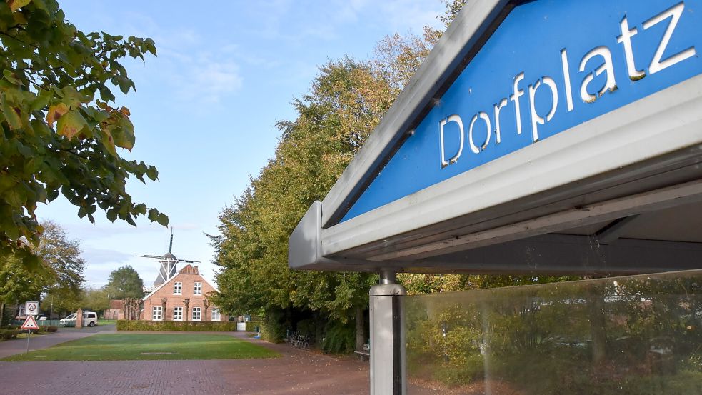 Der Dorfplatz in Leezdorf soll mit Fördermitteln umgestaltet werden. Foto: Thomas Dirks