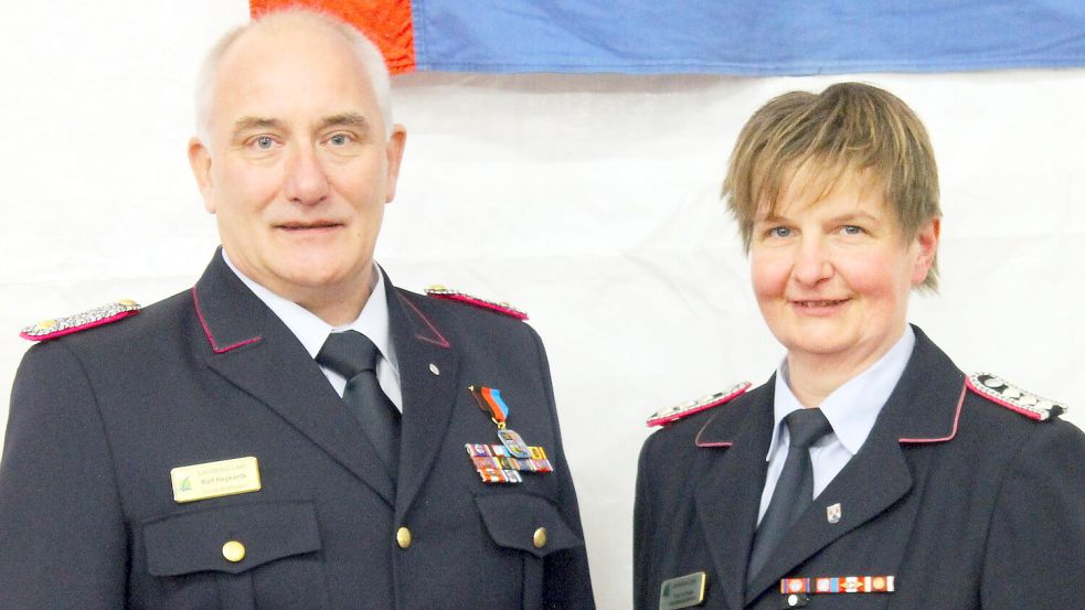 Die frisch gewählte Vizepräsidentin Tanja de Freese mit ihrem Vorgänger Ralf Heykants. Foto: privat