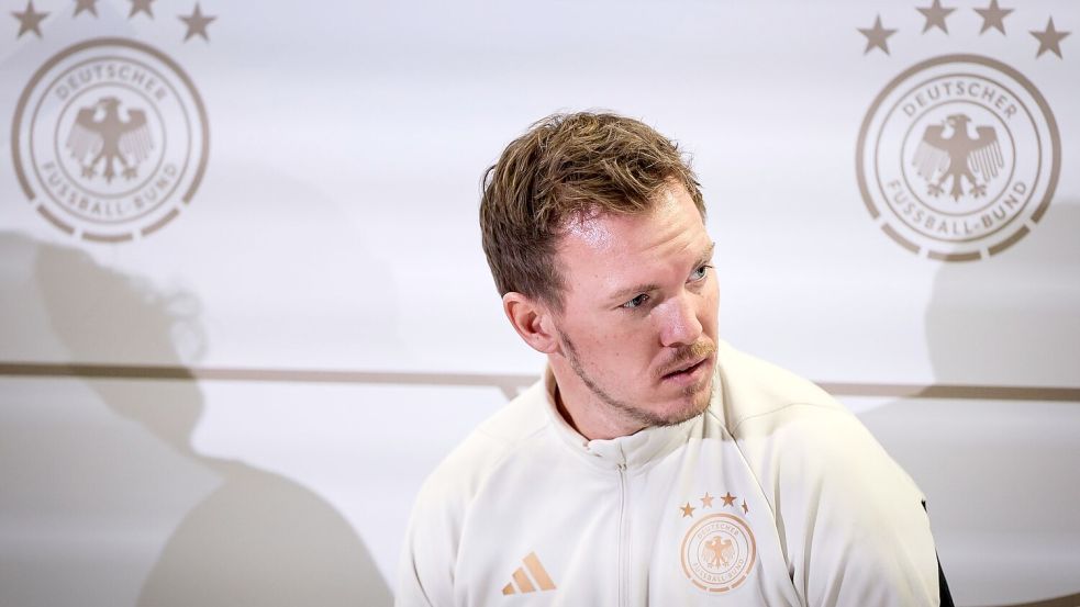 „Es ist keiner gesetzt und jeder ist eingeladen, sein Bestes zu geben“, sagt DFB-Coach Julian Nagelsmann vor der Partie gegen Österreich. Foto: Christian Charisius/dpa