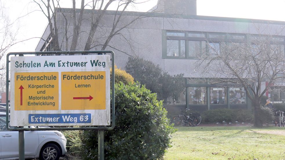 Die Förderschule Lernen am Extumer Weg in Aurich läuft aus. Foto: Heino Hermanns