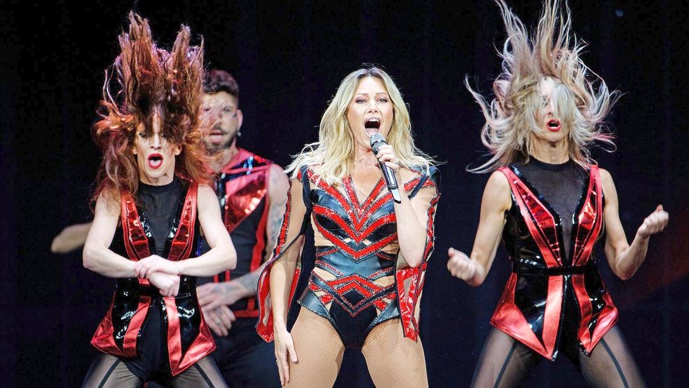 Helene Fischer tritt 2026 unter anderem in Berlin, Hamburg und Gelsenkirchen auf. Foto: Henning Kaiser/dpa