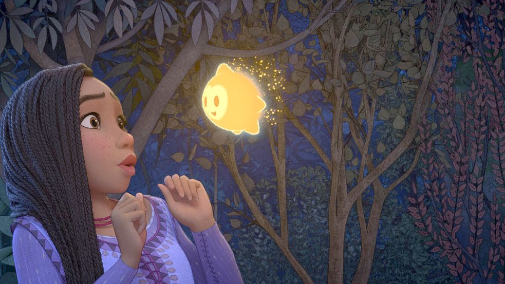 In Disneys „Wish“ erobert Märchenheldin Asha die Macht über die eigenen Wünsche zurück. Foto: 2023 Disney