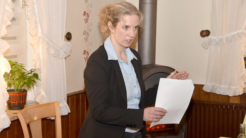 Energisch ging Carola Saathoff die Politiker an. Foto: Thomas Dirks