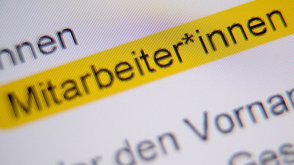 Die Mehrheit der Deutschen lehnt gendergerechte Sprache ab. Foto: dpa/Sebastian Gollnow