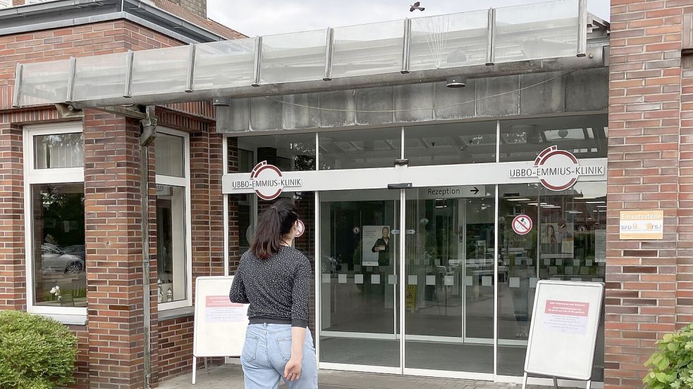 Das Norder Krankenhaus ist seit Anfang Juli nur noch ein „Regionales Gesundheitszentrum“.Foto: Rebecca Kresse