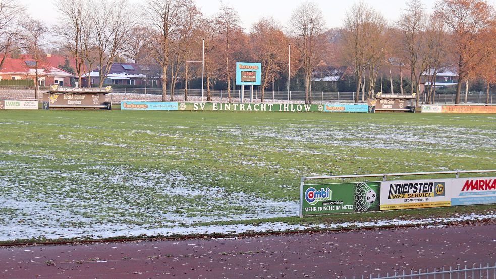 Der A-Platz des SV Eintracht Ihlow hat keine Flutlichtanlage. Foto: Heino Hermanns