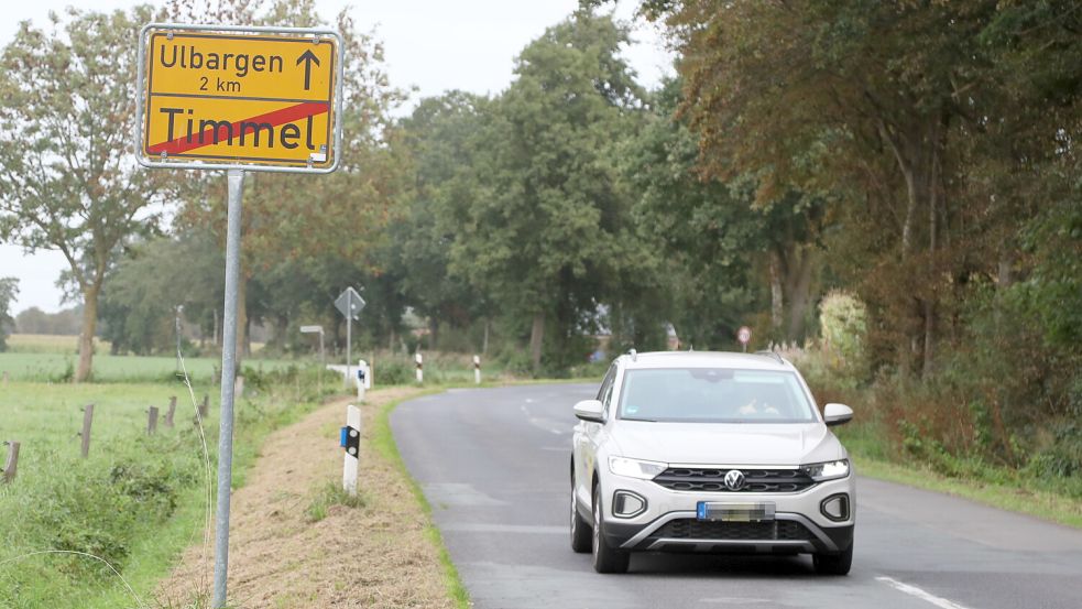 An der Ulbarger Straße in Großefehn wird ein Radweg gebaut. Foto: Romuald Banik