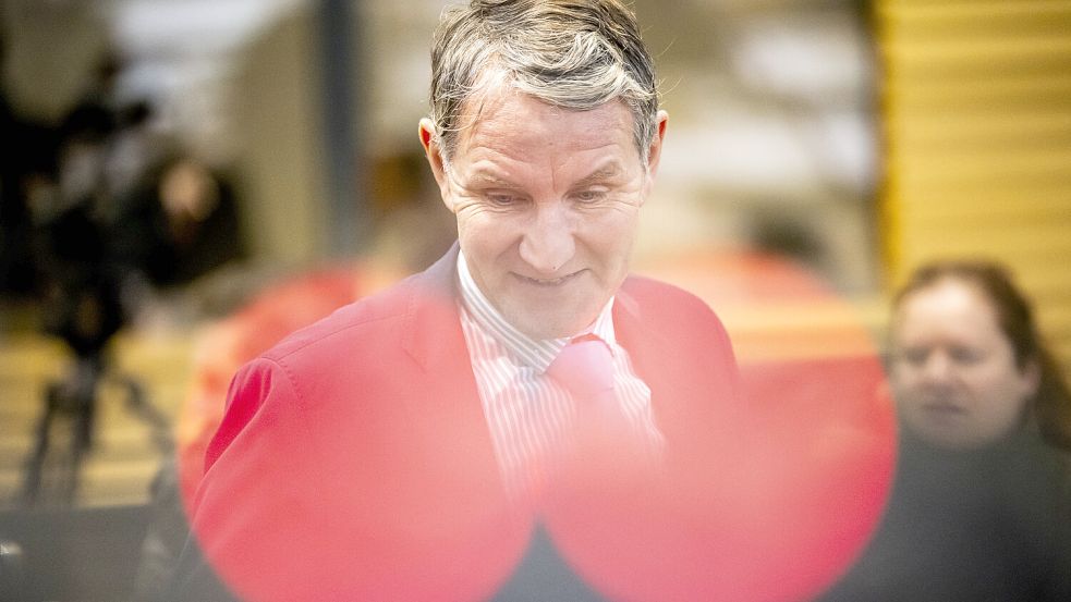 122. PLENARSITZUNG IM THÜRINGER LANDTAG 06/12/2023 - Erfurt: Björn Höcke (AfD) im Plenarsaal. Die 122. Plenarsitzung des Foto: www.imago-images.de