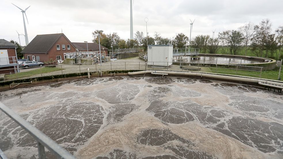 In Riepe werden die Abwässer der Gemeinde Ihlow geklärt. Foto: Romuald Banik