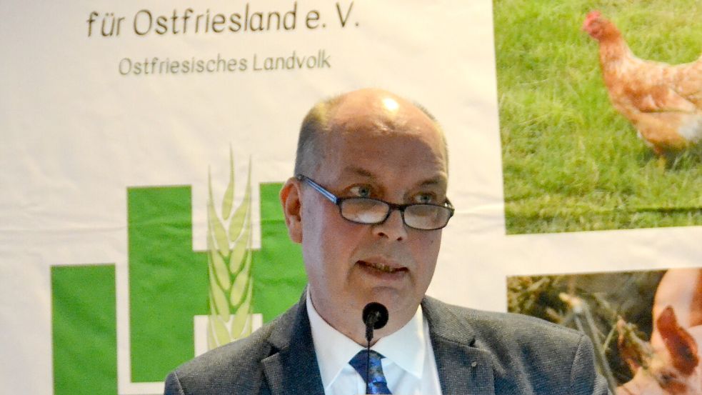 Der ostfriesische LHV-Präsident Manfred Tannen aus Bensersiel. Foto: Aiko Recke