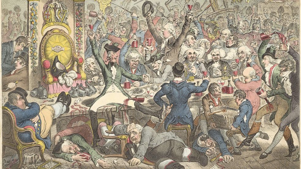 Karikaturen haben in Großbritannien eine lange Tradition. Das zeigt eine Ausstellung des Künstlers James Gillray. Foto: Gainsborough‘s House