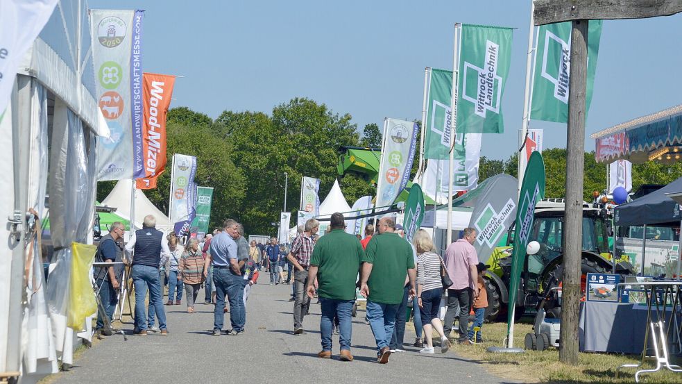 Schon am Eröffnungstag war die Landwirtschaftsmesse im Sommer dieses Jahres auf dem Mehrzweckgelände in Tannenhausen sehr gut besucht. Foto: Gerd-D. Gauger