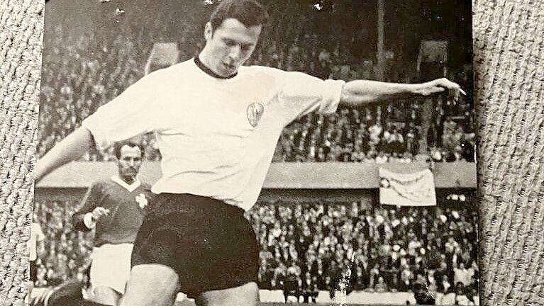 Autogrammkarte von Franz Beckenbauer. Foto: privat