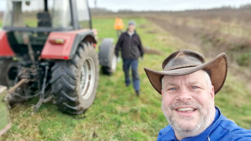 Die Landwirtschaft ist für ihn mehr als nur ein Hobby: Johann Ubben geht für die Rechte der Bauern auf die Straßen Ostfrieslands. Foto: privat