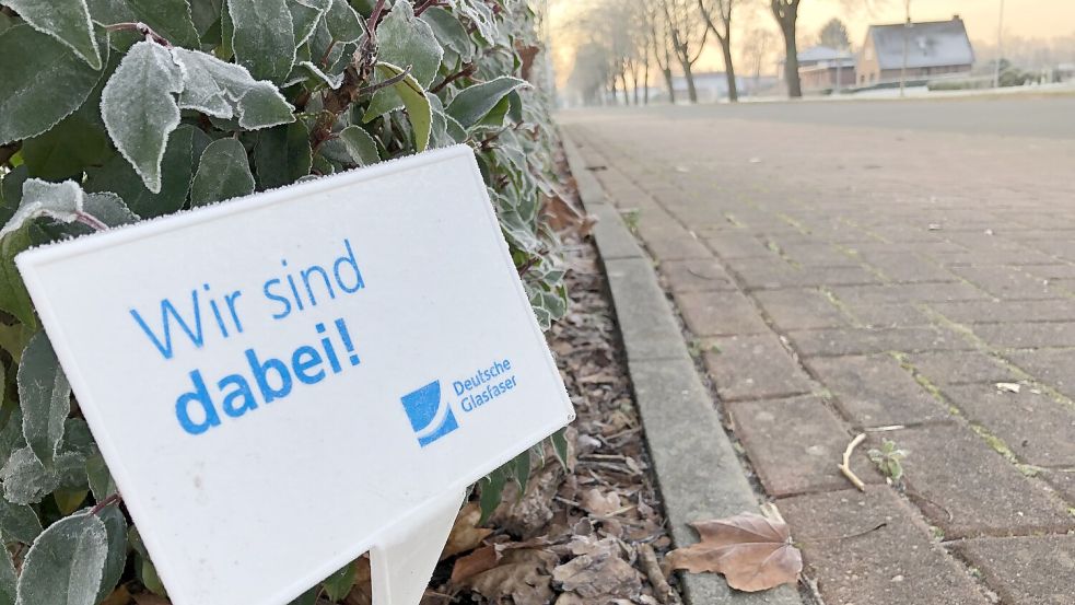 Die Deutsche Glasfaser wirbt aktuell in Ostrhauderfehn um weitere Kunden. Das sorgt jedoch für einigen für Unmut. Archivfoto: Zein
