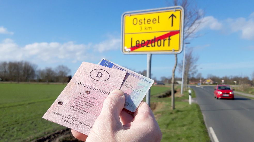 In Leezdorf und Osteel war der Angeklagte mit dem Auto unterwegs. Einen Führerschein konnte der nicht vorweisen. Foto: Thomas Dirks