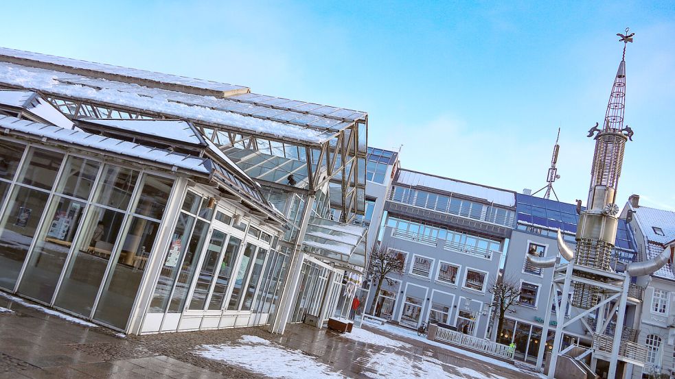 Die Markthalle liegt im Dornröschenschlaf.