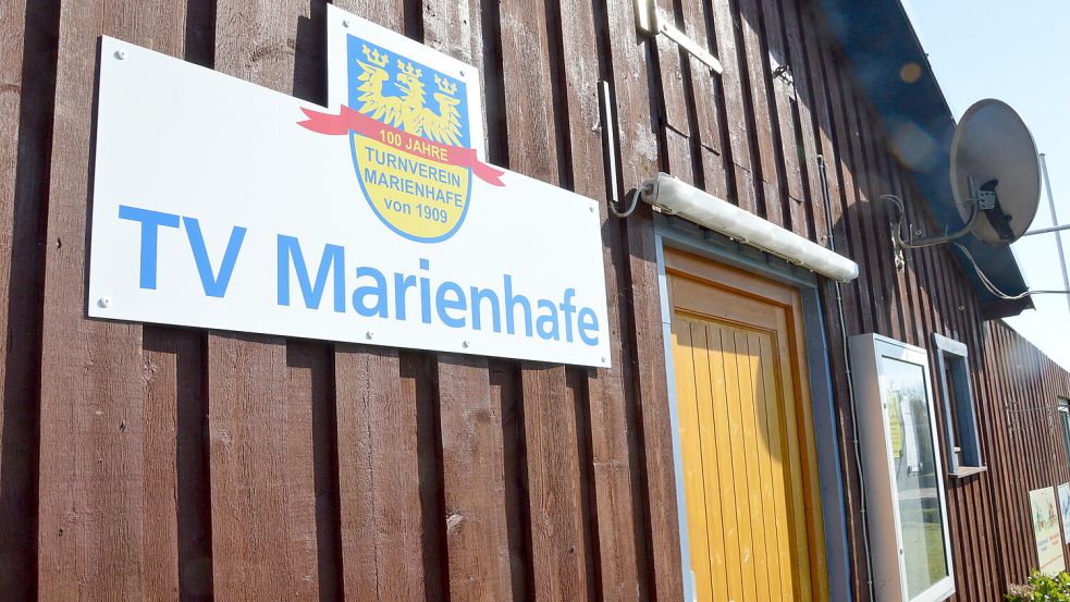 Das Vereinsheim des Turnvereins Marienhafe. Foto: Thomas Dirks