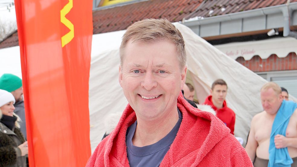 Wolfgang Gerdes ist Sporttaucher und regelmäßig beim Anschwimmen dabei. Foto: Heino Hermanns