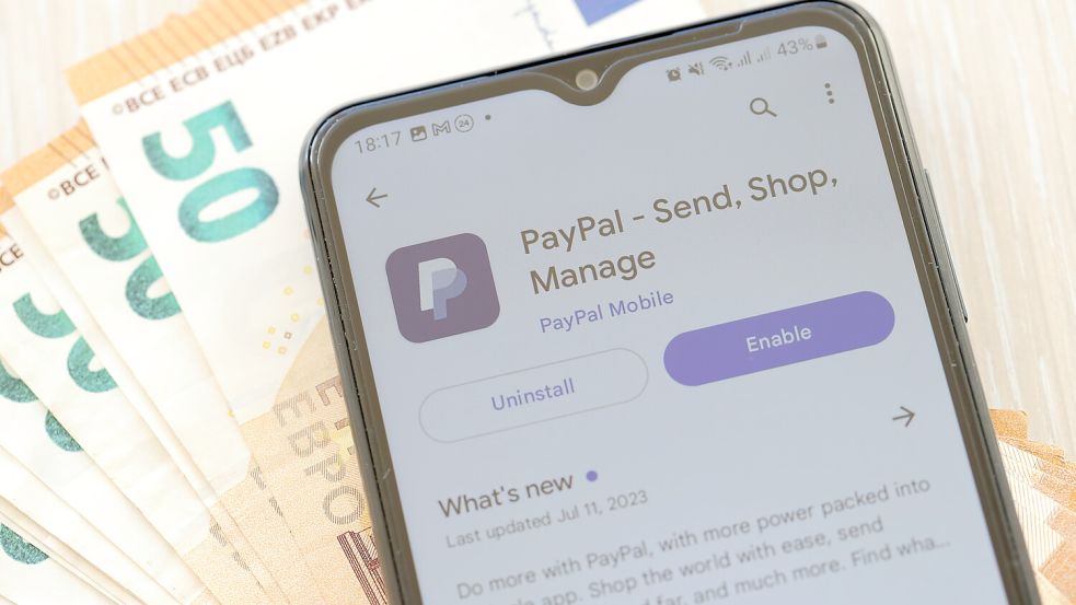 Paypal ist als digitales Zahlungsmittel weltweit sehr beliebt. In Niedersachsen ist ein Betrug aufgeflogen. Foto: imago images/Pond5 Images