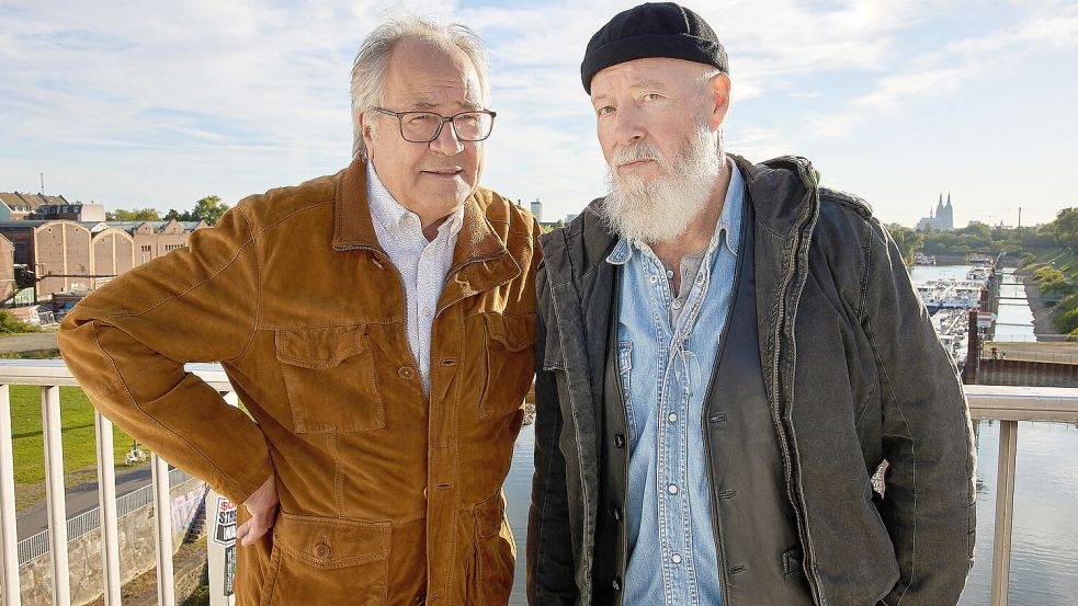 Klaus Schmitz (gespielt von Hartmut Volle) und Reinhard Bielefelder (gespielt von Bill Mockridge) sind die „Rentnercops“. Foto: ARD/Kai Schulz