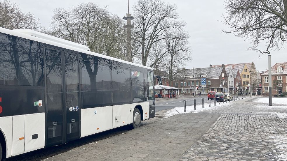 Die Haltestellen am Marktplatz eignen sich aus Sicht der Verwaltung nicht als zentrale Anlaufstelle. Foto: Rebecca Kresse
